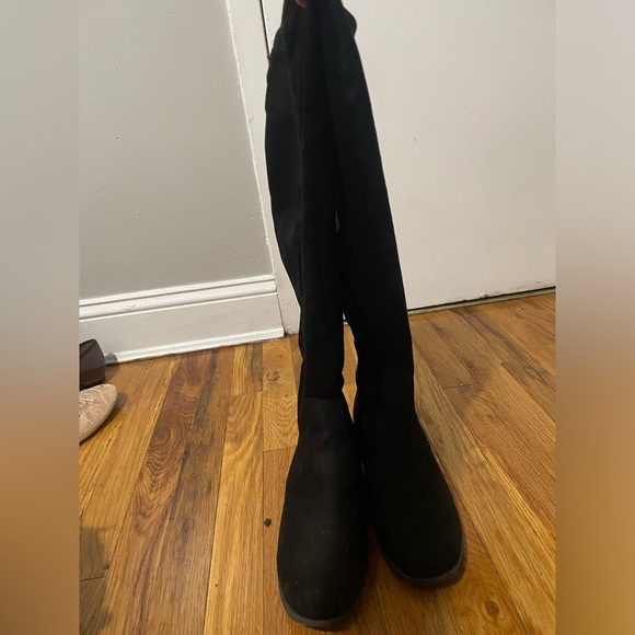 Knee high boots black size 8.5 - Picture 5 of 8